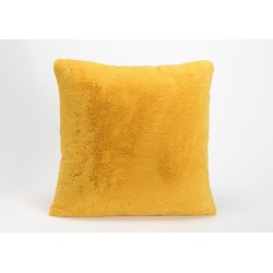 coussin moutarde luxe 50x50 cm