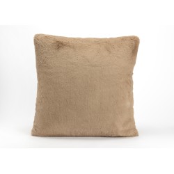 coussin taupe luxe 50x50 cm