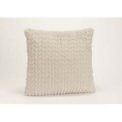 Coussin Chevron gris clair...