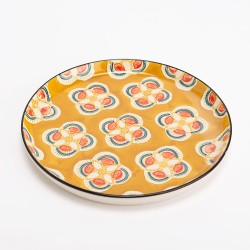 Assiette plate Imany jaune...