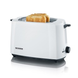 Toaster avec 2 fentes blanc
