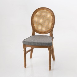 Chaise Stackable gris clair...
