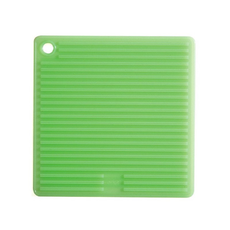 Manique en silicone carrée vert
