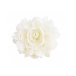 Fleur azyme Blanche 10cm