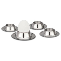 Set de 4 coquetiers inox