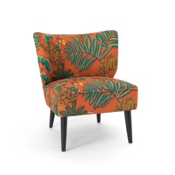 Fauteuil Victoria orange