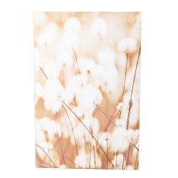 Toile fleurs de coton 80x120