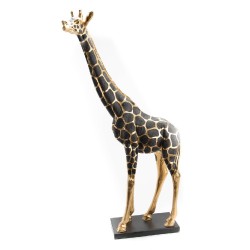 Girafe noir et dorée 93 cm 