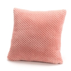 Coussin Damier rose 40x40