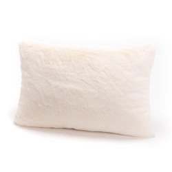 Coussin Luxe blanc 40x60