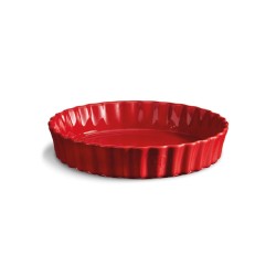 Tourtière haute rouge 28 cm