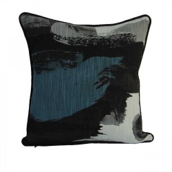 Coussin 45x45cm Pinceau navy