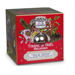 cube métal tisane de noël...