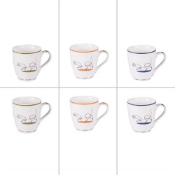 Coffret de 6 tasses Gato 23 cl
