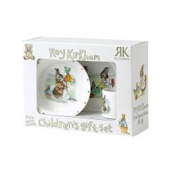 Set enfant mug, assiette Plate et assiette creuse Lapin