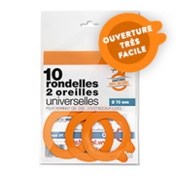 Sachet de 10 rondelles à...