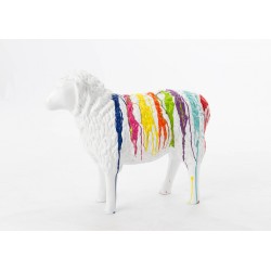 Mouton trash 61 cm blanc 