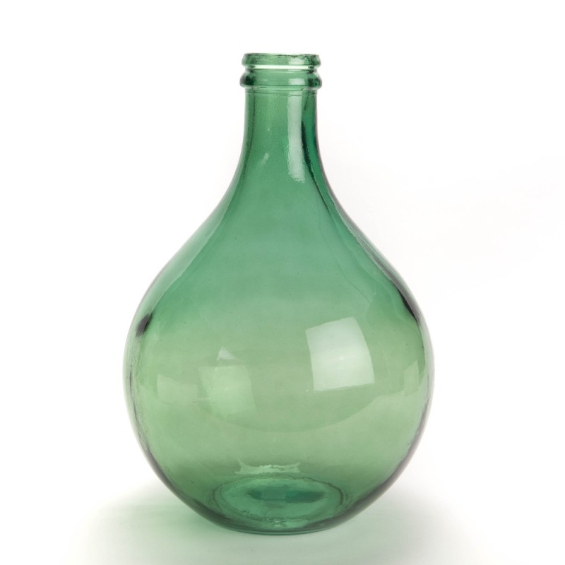 Bonbonne dame jeanne 34L - Vert - Verre