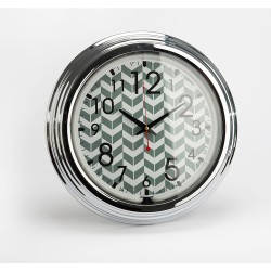 Horloge Néon Chevron 43 cm