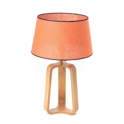 Lampe table SELVA bois et...