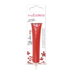 Stylo goût chocolat rouge 25g