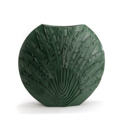 Vase feuille 60 cm vert