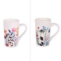 Coffret de 2 mugs flor 50 cl