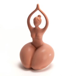 Statue femme terracotta 23 cm 