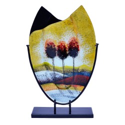 Vase œuf Sienne 33x50 cm