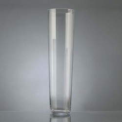 Vase conique 70 cm en verre 