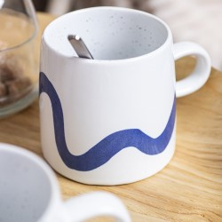 SHAPES Coffret mug Tisanière porcelaine
