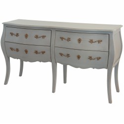 Commode double Murano Taupe 