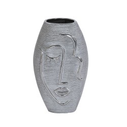 Vase visage silver 27 cm