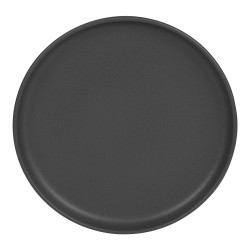 Assiette plate Uno noir 26 cm