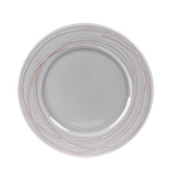 Assiette plate Filia gris...