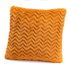 Coussin Chevron 40x40 cm curry