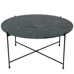 Table basse marbre vert 