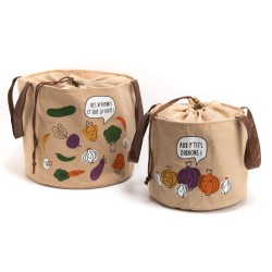 Set de 2 sac à légumes