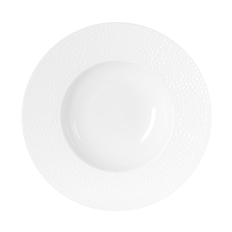 Smart assiette creuse blanche diamètre 23 - Lot de 6