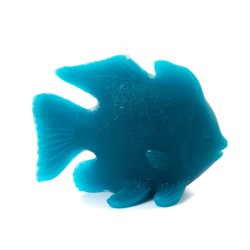 Bougie poisson bleu (lot de 4)