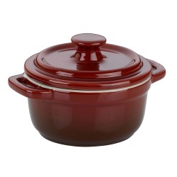 Mini cocotte Malin rouge 10 cm