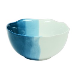 Coupelle Estampe 20 cm bleu...