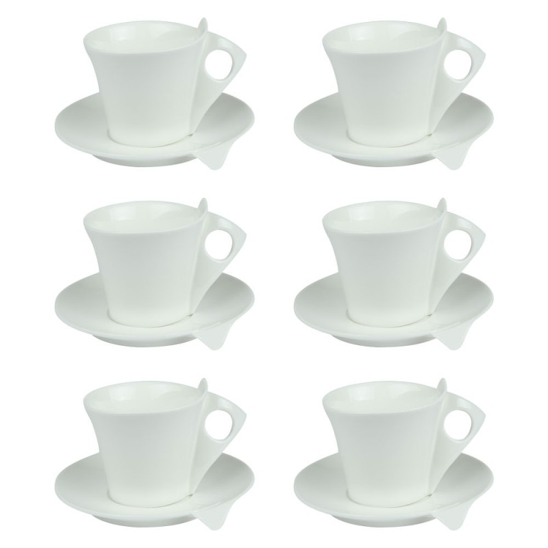 Set petit déjeuner 3 pièces assiette / bol / tasse avec imprimé d