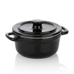 Mini cocotte Malin noir 14 cm