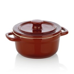 Mini cocotte Malin rouge 14 cm