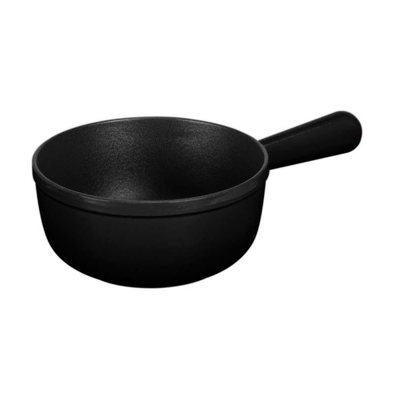 American Metalcraft CIFD Black Cast Iron Mini Fondue Pot