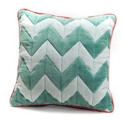 Coussin Zig Zag 45x45 cm en...