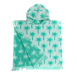 Poncho de plage bleu enfant...