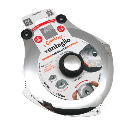 Couvercle Anti-éclaboussures En Inox 21 Cm - Ajustable, Avec Trous Pour égoutter - Pour Poêles 14 à 20 Cm - 3
