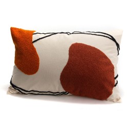 Coussin élégant brut 40x60 cm